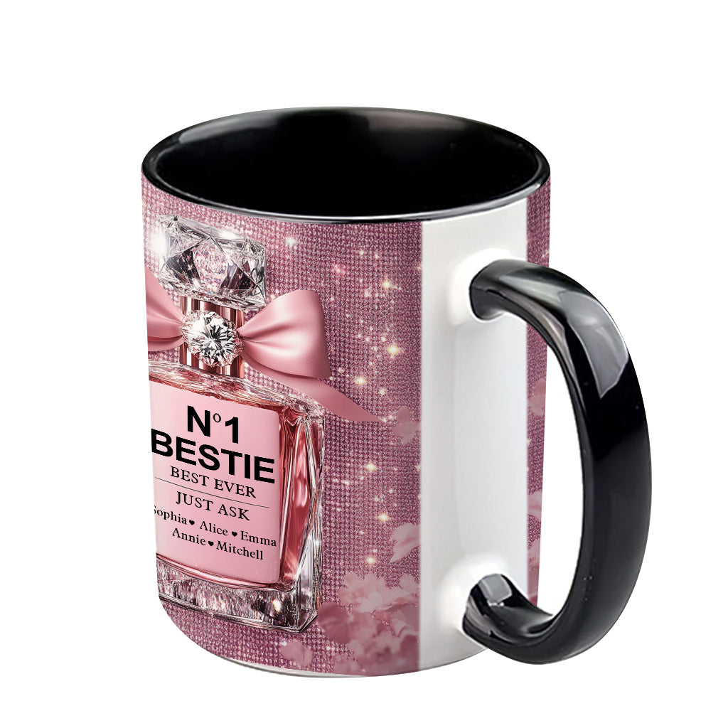 N01 Besties - Personalized Bestie Accent Mug
