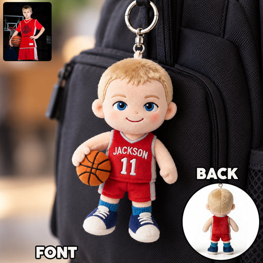 Tout Sport - Basketball, Volleyball, Football,... - Porte-clés en peluche personnalisé
