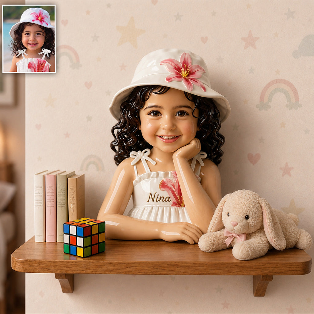 Kleiner Träumer - Personalisierte Kinder Holz Wandregal