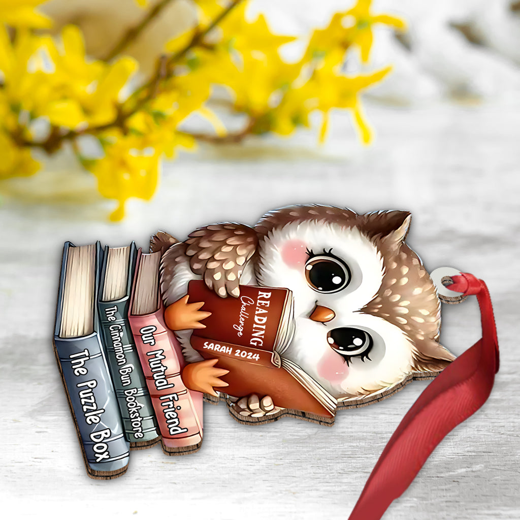 Reading Challenge - Personalized Book Ornament