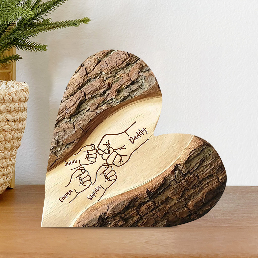 Best Dad Ever - Personalized Father Custom Shaped Acrylic Plaque