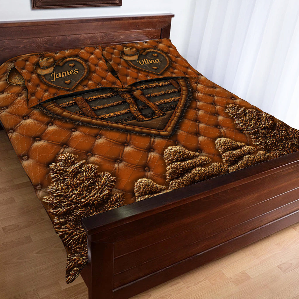 Next To You - Personalized Country Girl Quilt Set