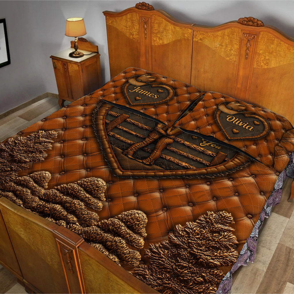 Next To You - Personalized Country Girl Quilt Set