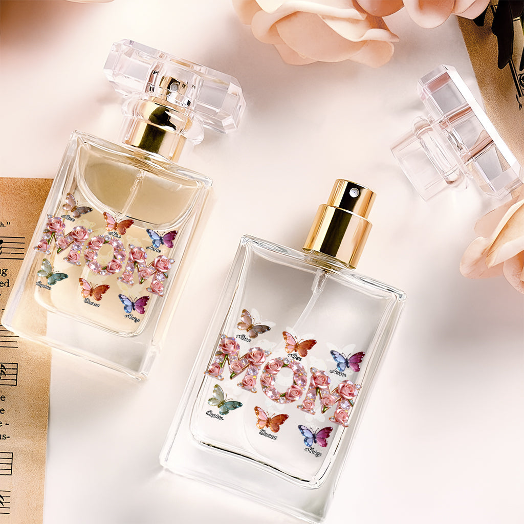 Geschenk für Mama, Oma, Schwester, Tante – Personalisierter, nachfüllbarer Parfümflakon für Mütter
