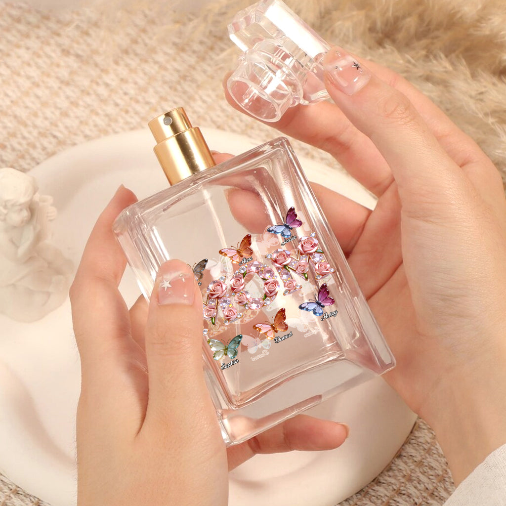 Geschenk für Mama, Oma, Schwester, Tante – Personalisierter, nachfüllbarer Parfümflakon für Mütter