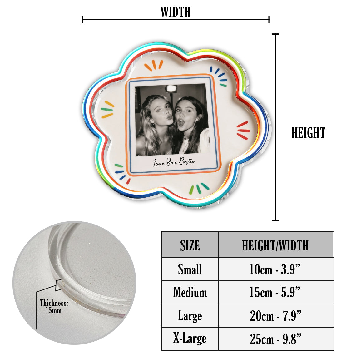 Perfect Tray For Her - Personalized Bestie Catch-All Tray