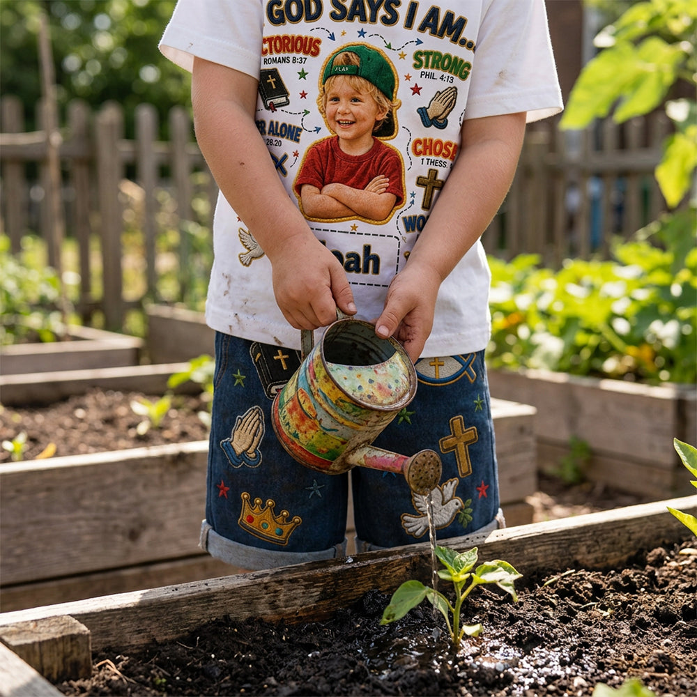 Any Photo, Any Theme - Personalized Kid Kid T-shirt & Shorts