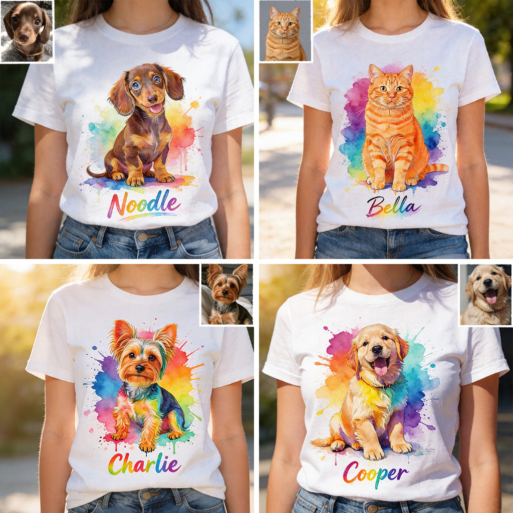 Individuelles Foto - Personalisierte Hund T-Shirt und Hoodie