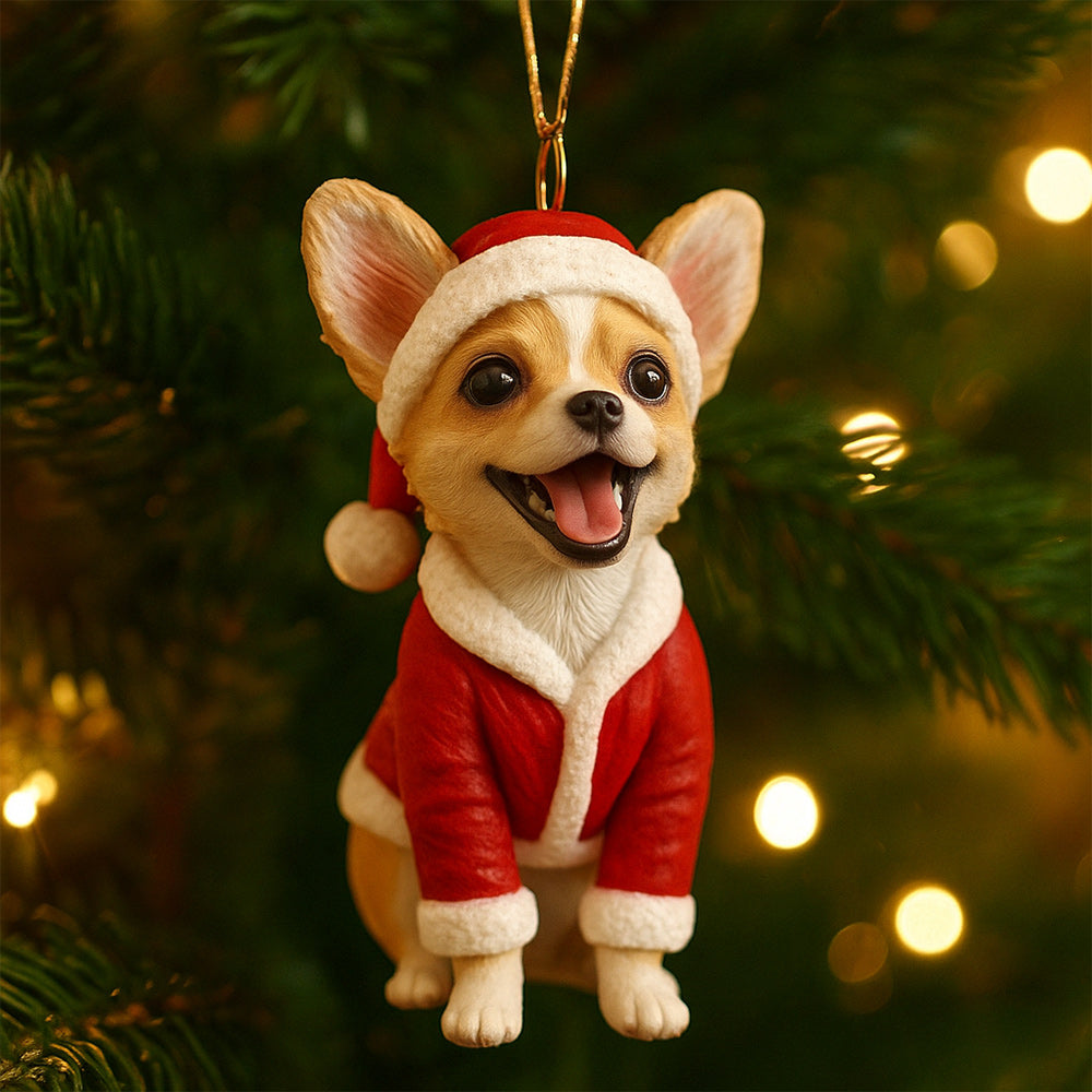 Furry And Bright - Personalized Dog Custom Made 3D Minifigure Ornament