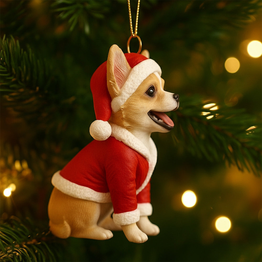 Furry And Bright - Personalized Dog Custom Made 3D Minifigure Ornament