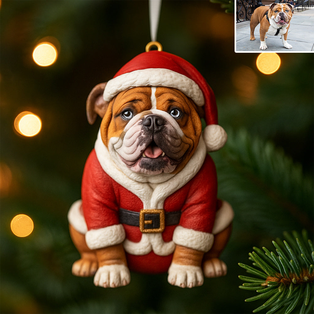 Furry And Bright - Personalized Dog Custom Made 3D Minifigure Ornament