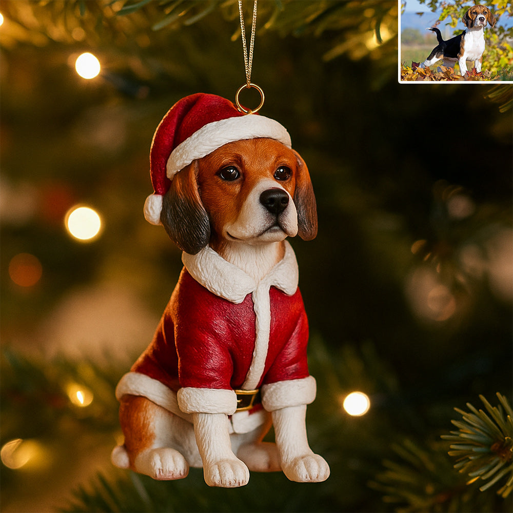 Furry And Bright - Personalized Dog Custom Made 3D Minifigure Ornament