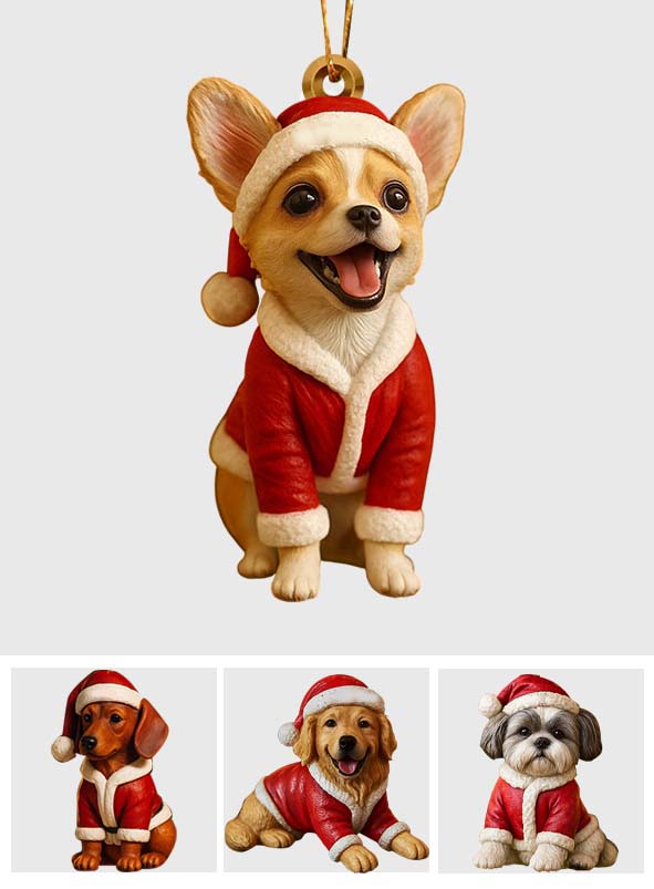 Furry And Bright - Personalized Dog Custom Made 3D Minifigure Ornament