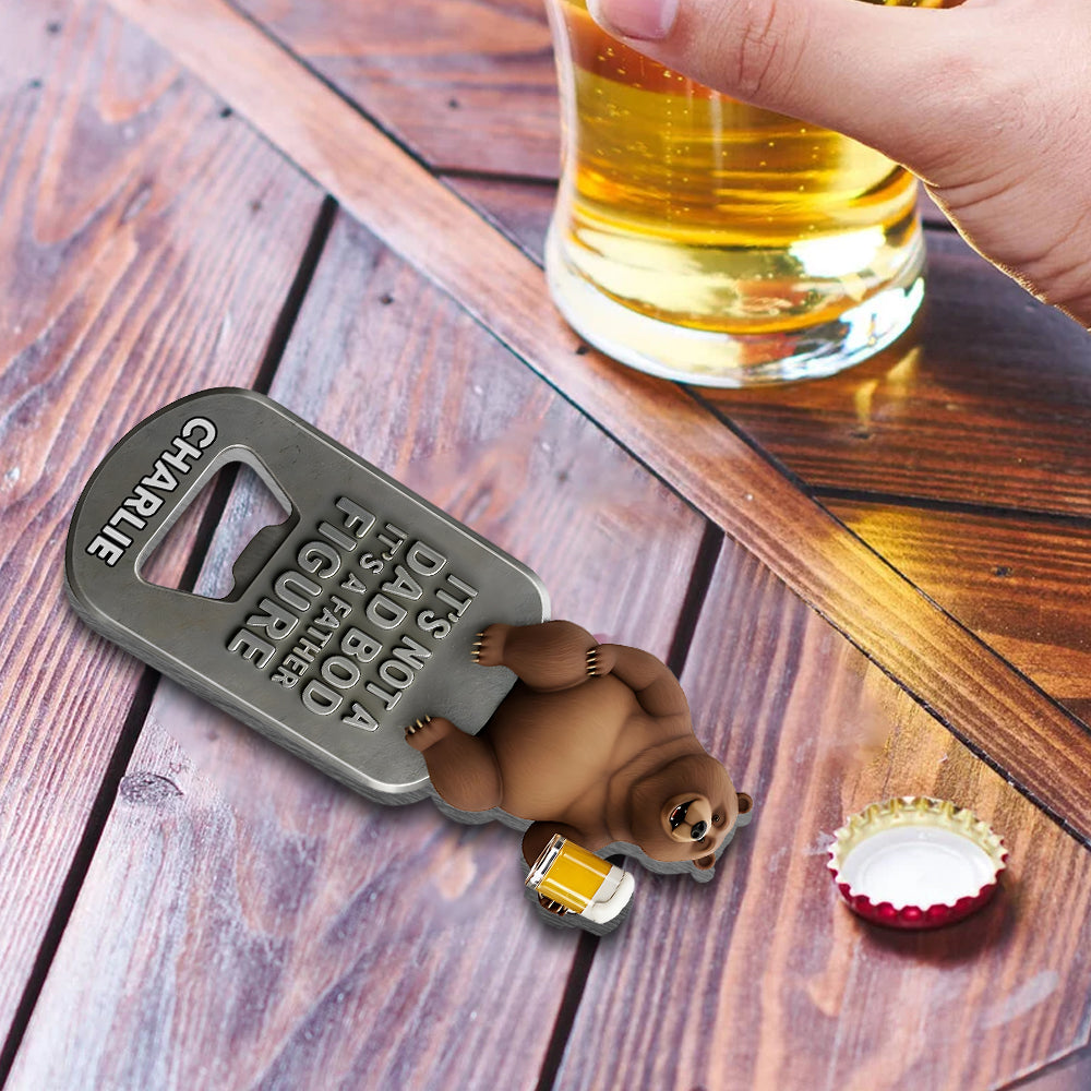 Dad Bod Gift For Father, Grandfather - Personalized Father Bottle Opener