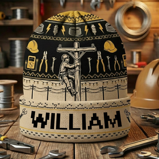 Vie de monteur de lignes - Bonnet personnalisé pour monteur de lignes