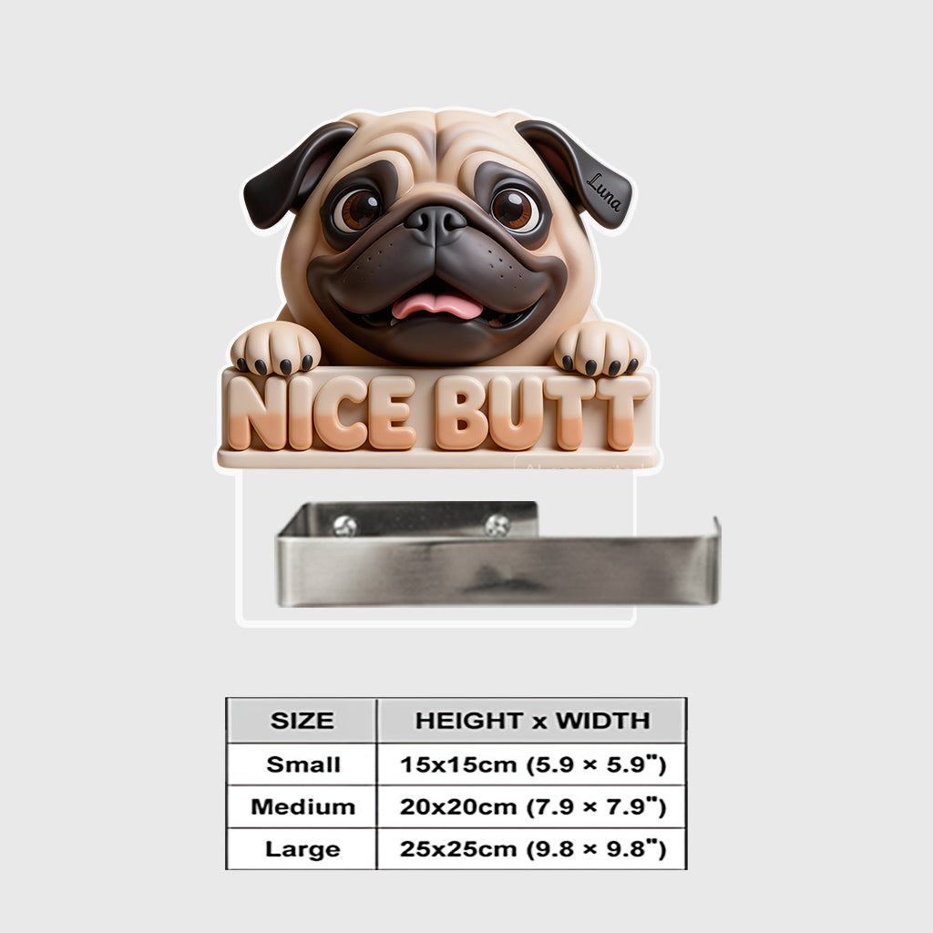 Custom From Any Photo - Personalized Dog Toilet Paper Holder