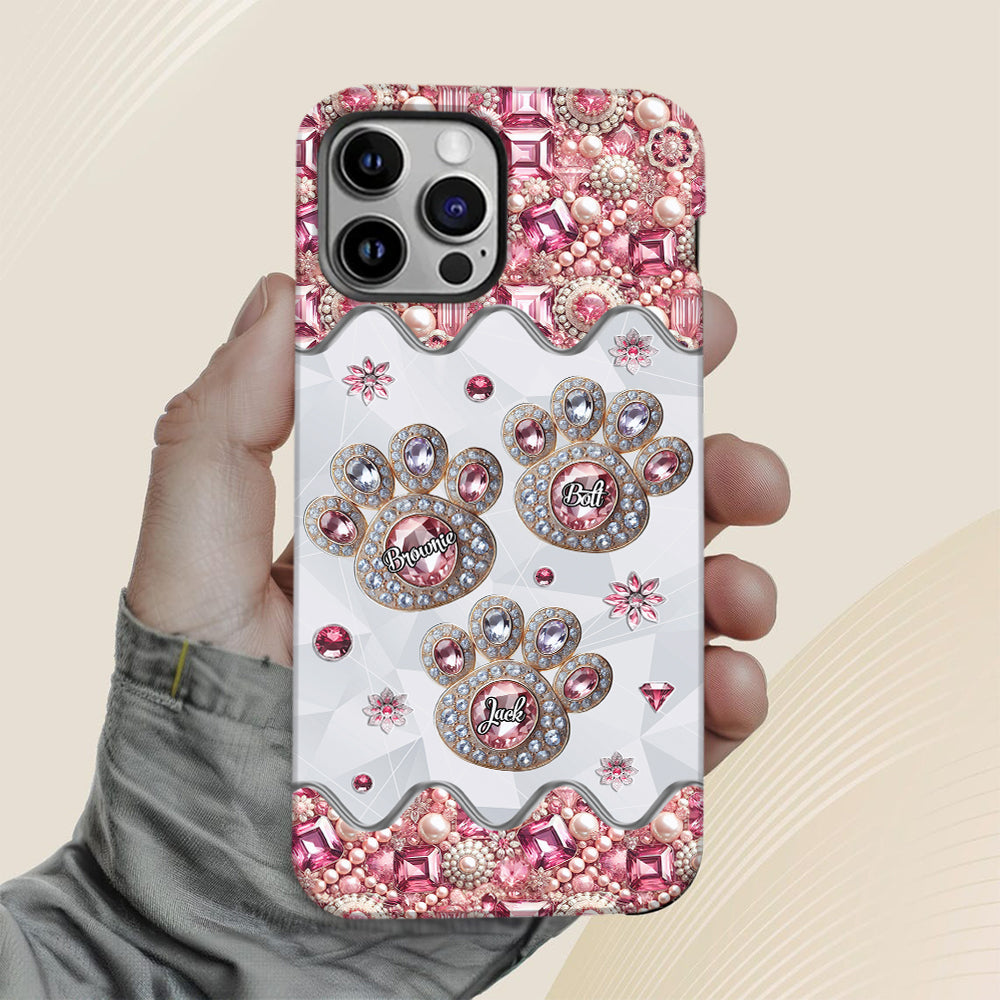 Life Is Better With My Dogs - Personalized Dog Full Print Phone Case