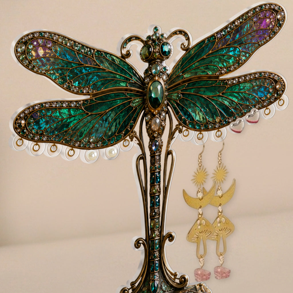Stunning Dragonfly - Personalized Dragonfly Jewelry Holder