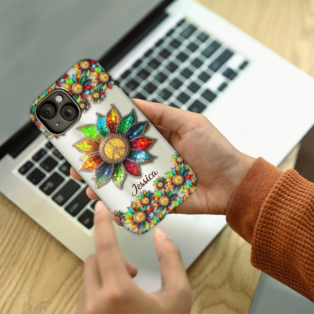 Hippie Soul - Personalized Hippie Full Print Phone Case