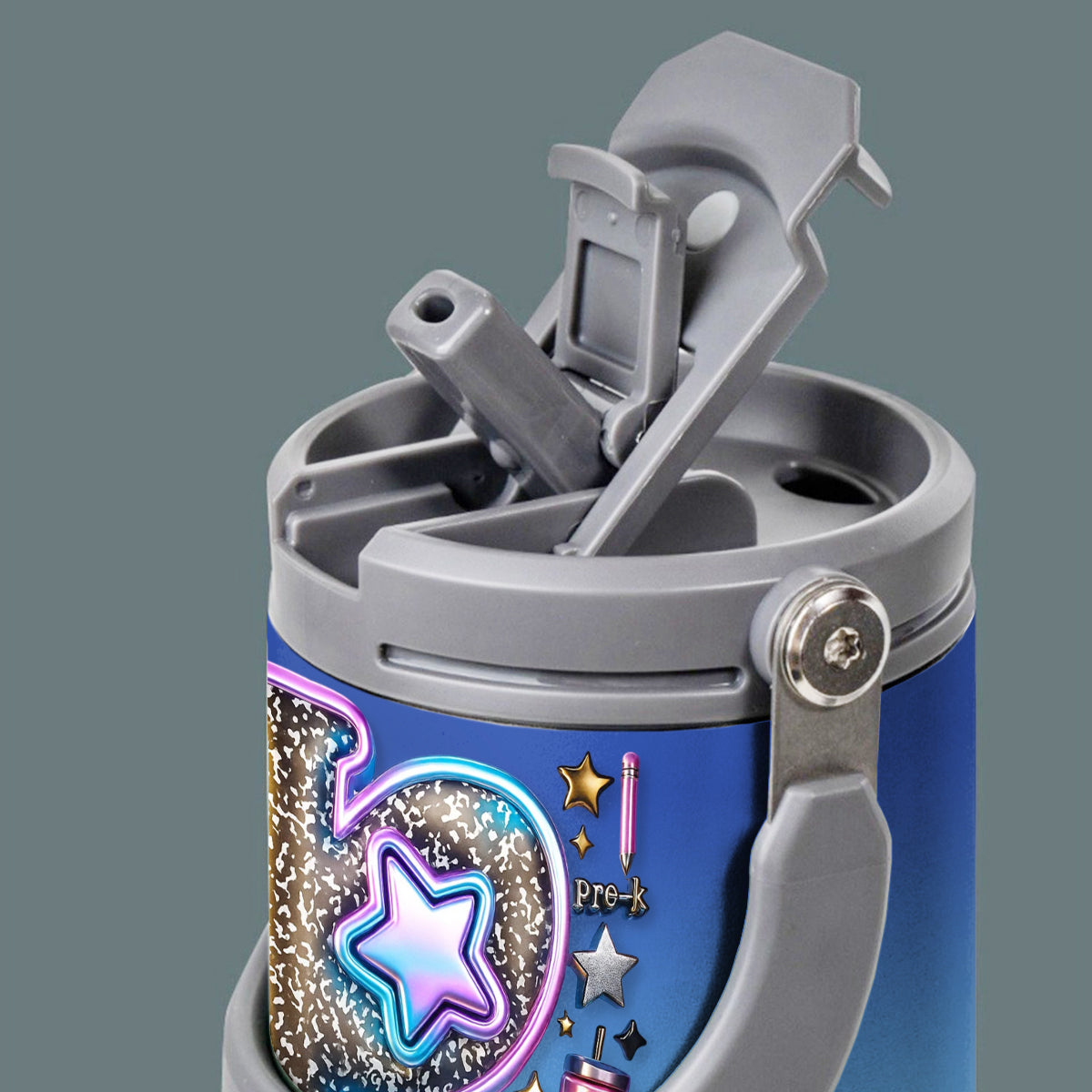 Gobelet isotherme personnalisé pour enseignants, idéal pour la rentrée scolaire - Gobelet avec poignée ergonomique