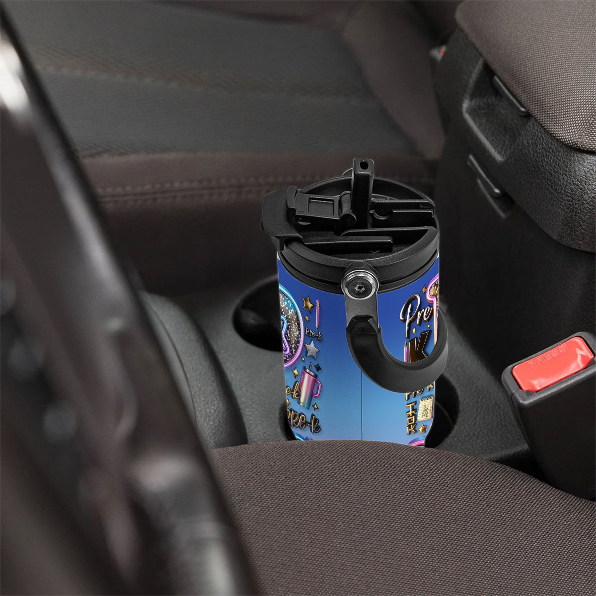 Gobelet isotherme personnalisé pour enseignants, idéal pour la rentrée scolaire - Gobelet avec poignée ergonomique