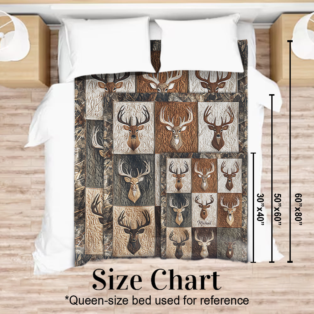 Love Hunting - Personalized Hunting Blanket