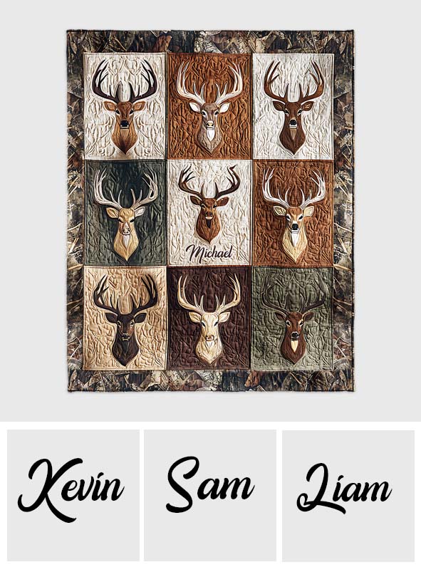 Love Hunting - Personalized Hunting Blanket
