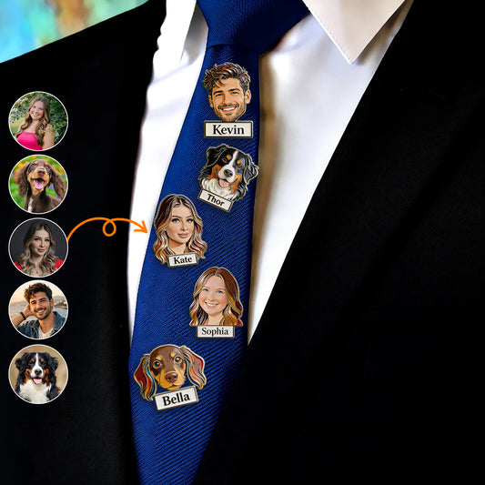 Cadeau Amusant Photo Personnalisé Pour Papa, Papi - Pin's Émaillé 3D