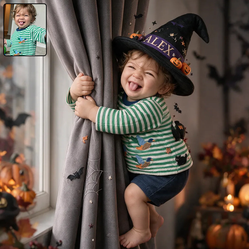 Rideau Personnalisé - Attache de Rideau Photo Enfant