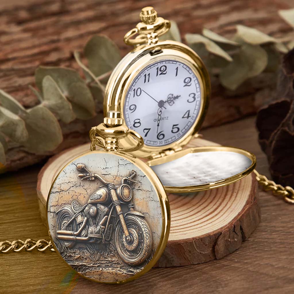 Life Behind Bars - Personalized Dirt Bike Pocket Watch