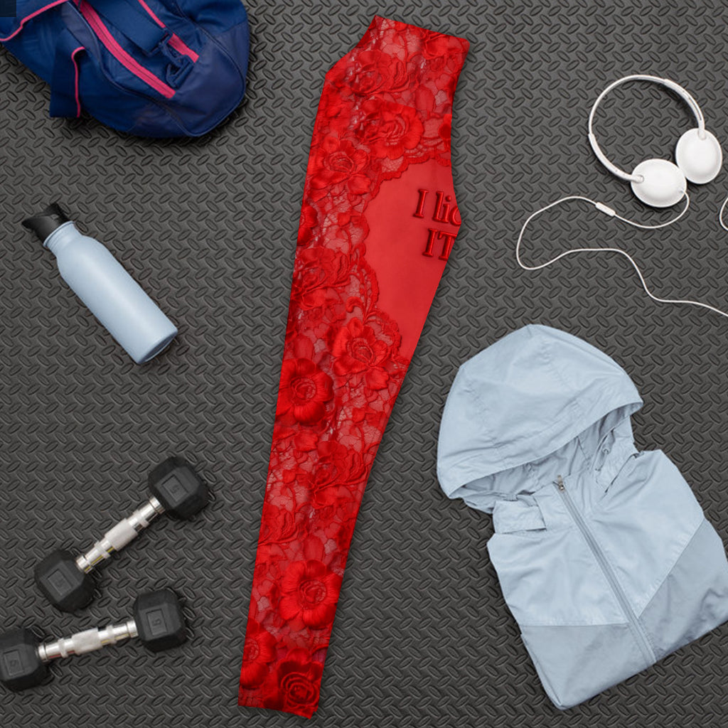 I Licked It so It's Mine - Personalized Couple Leggings