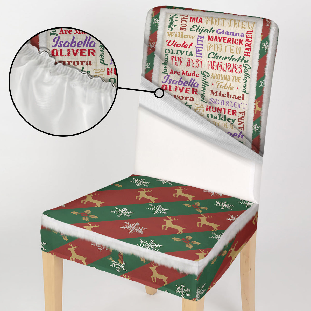 Happy Family - Personalized Family Chair Cover Set