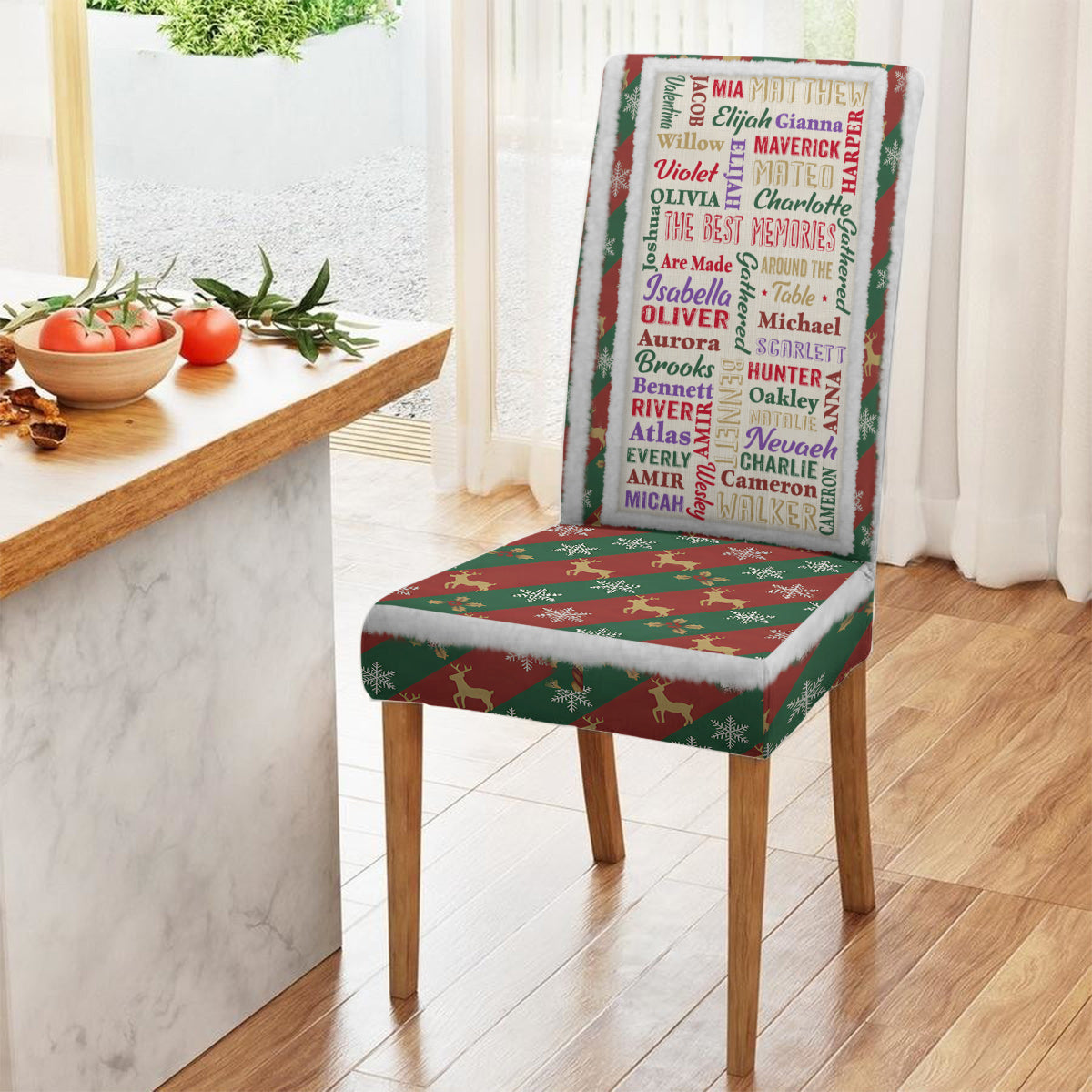 Happy Family - Personalized Family Chair Cover Set
