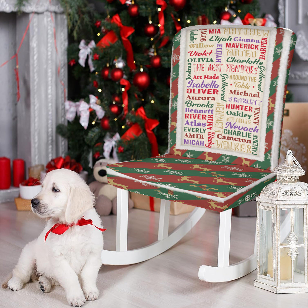 Happy Family - Personalized Family Chair Cover Set