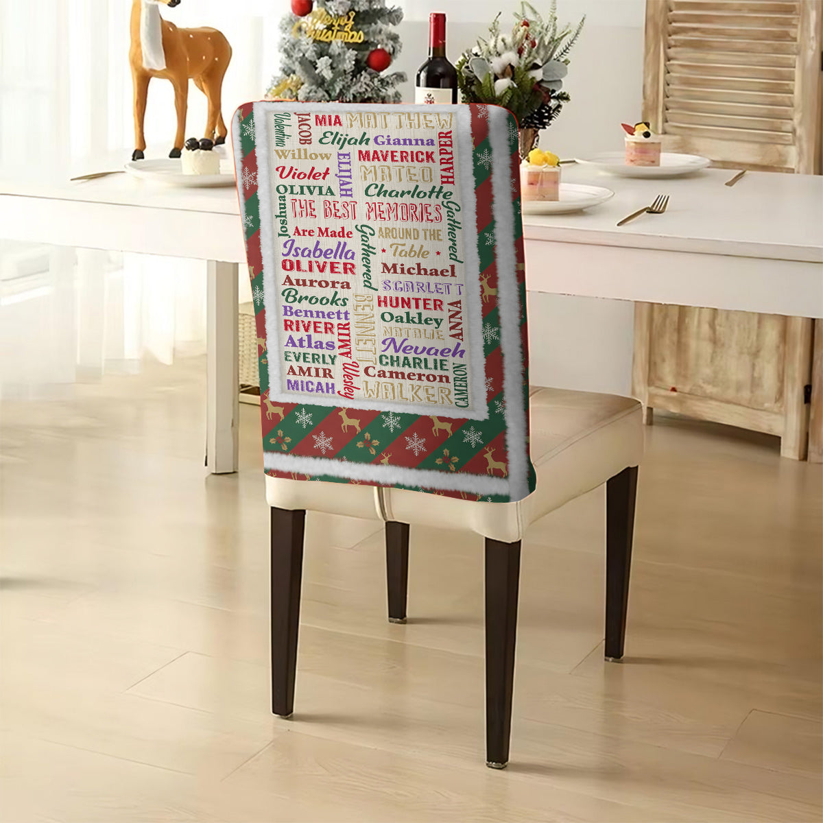 Happy Family - Personalized Family Chair Cover Set