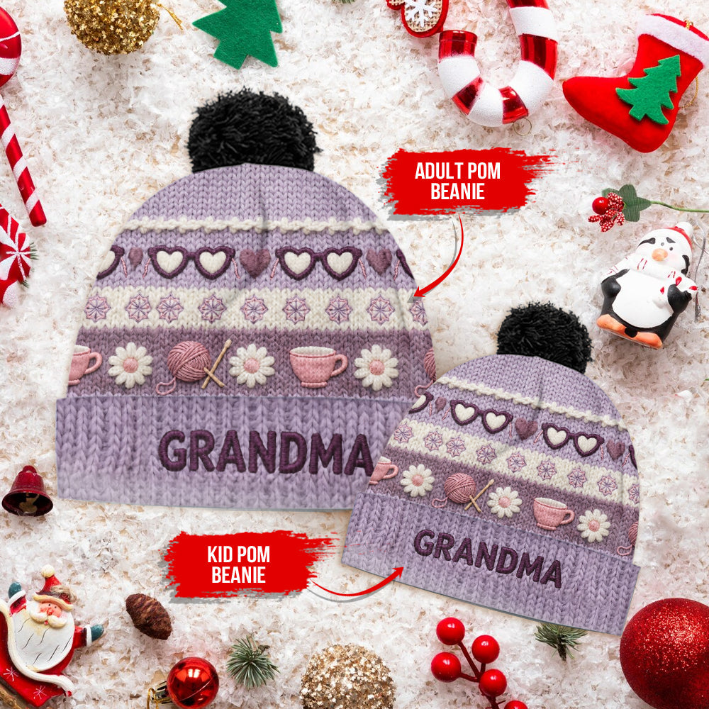 Bonnet personnalisé pour grand-mère