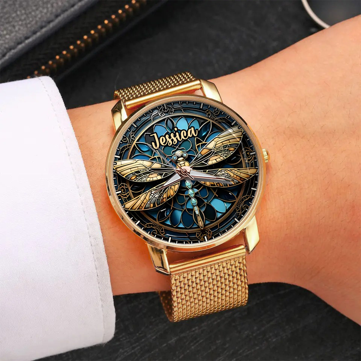 Beautiful Dragonfly - Personalized Dragonfly Women Hand Watch