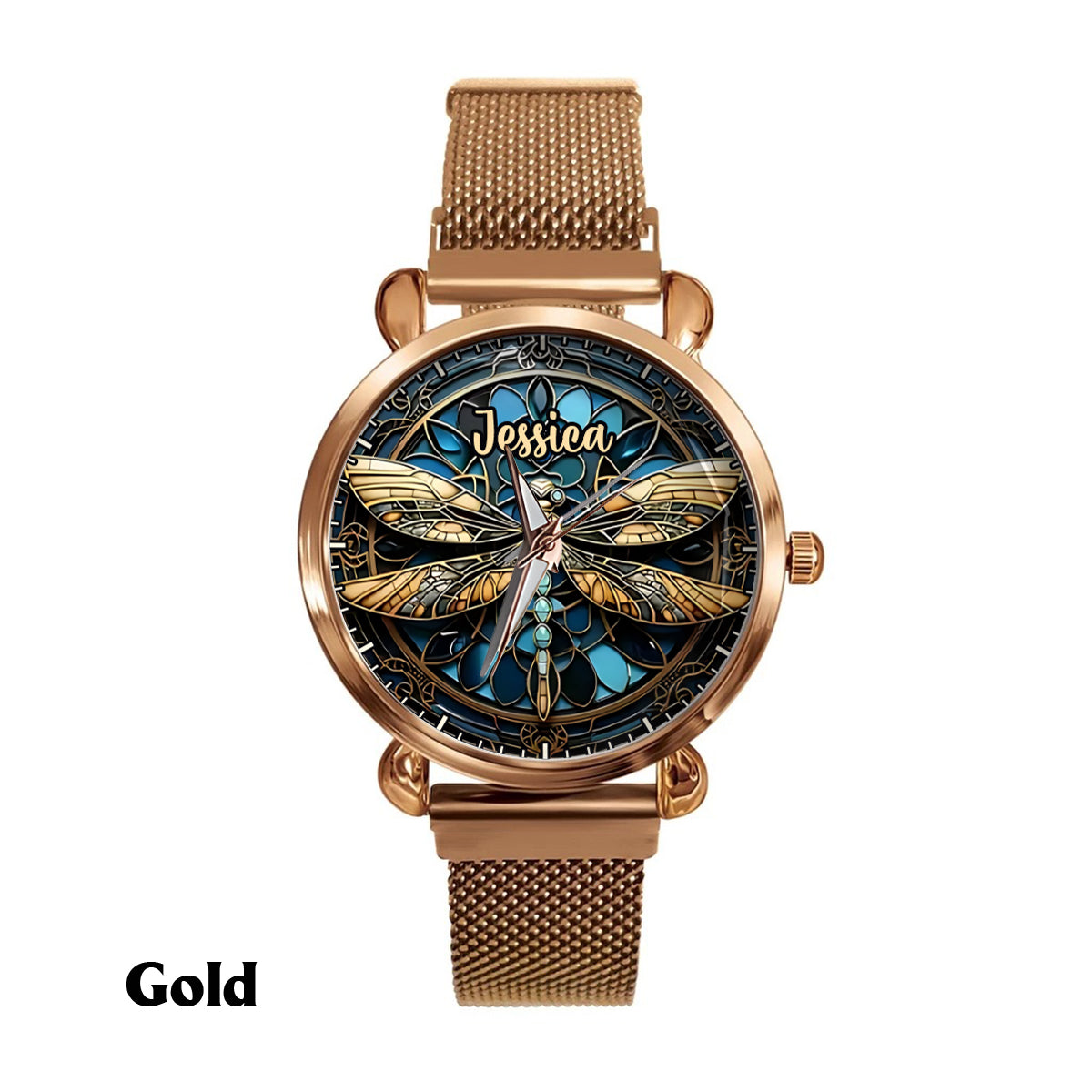Beautiful Dragonfly - Personalized Dragonfly Women Hand Watch