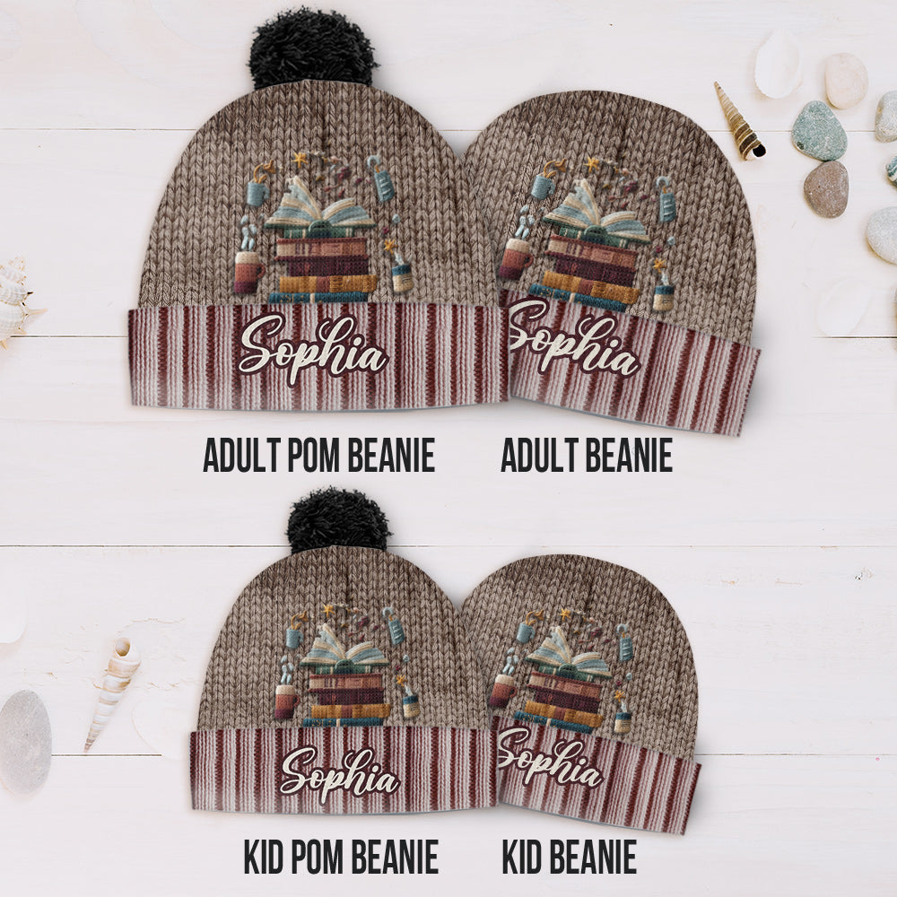 Reading Is My Love - Personalized Book Beanie Hat