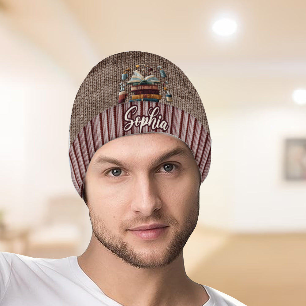 Reading Is My Love - Personalized Book Beanie Hat