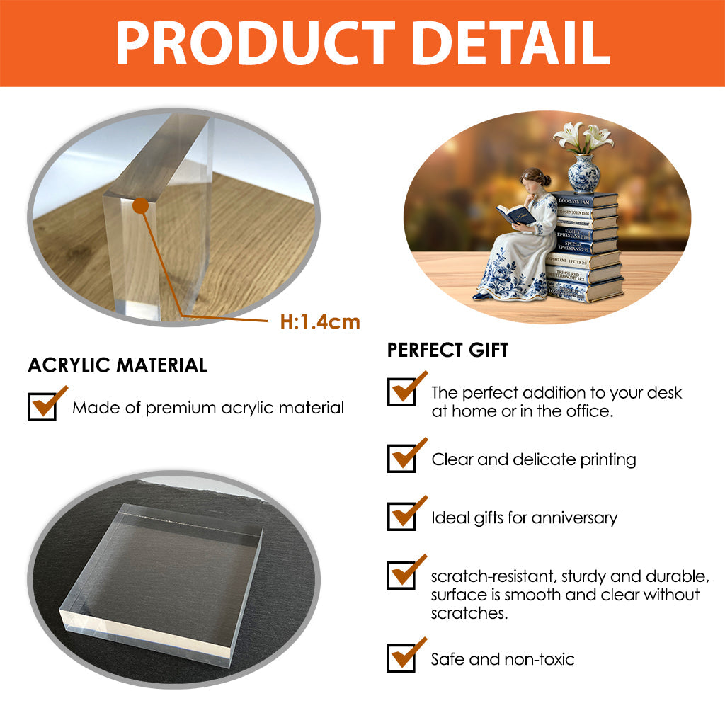 God Say I Am - Personalized Christian Custom Shaped Acrylic Plaque