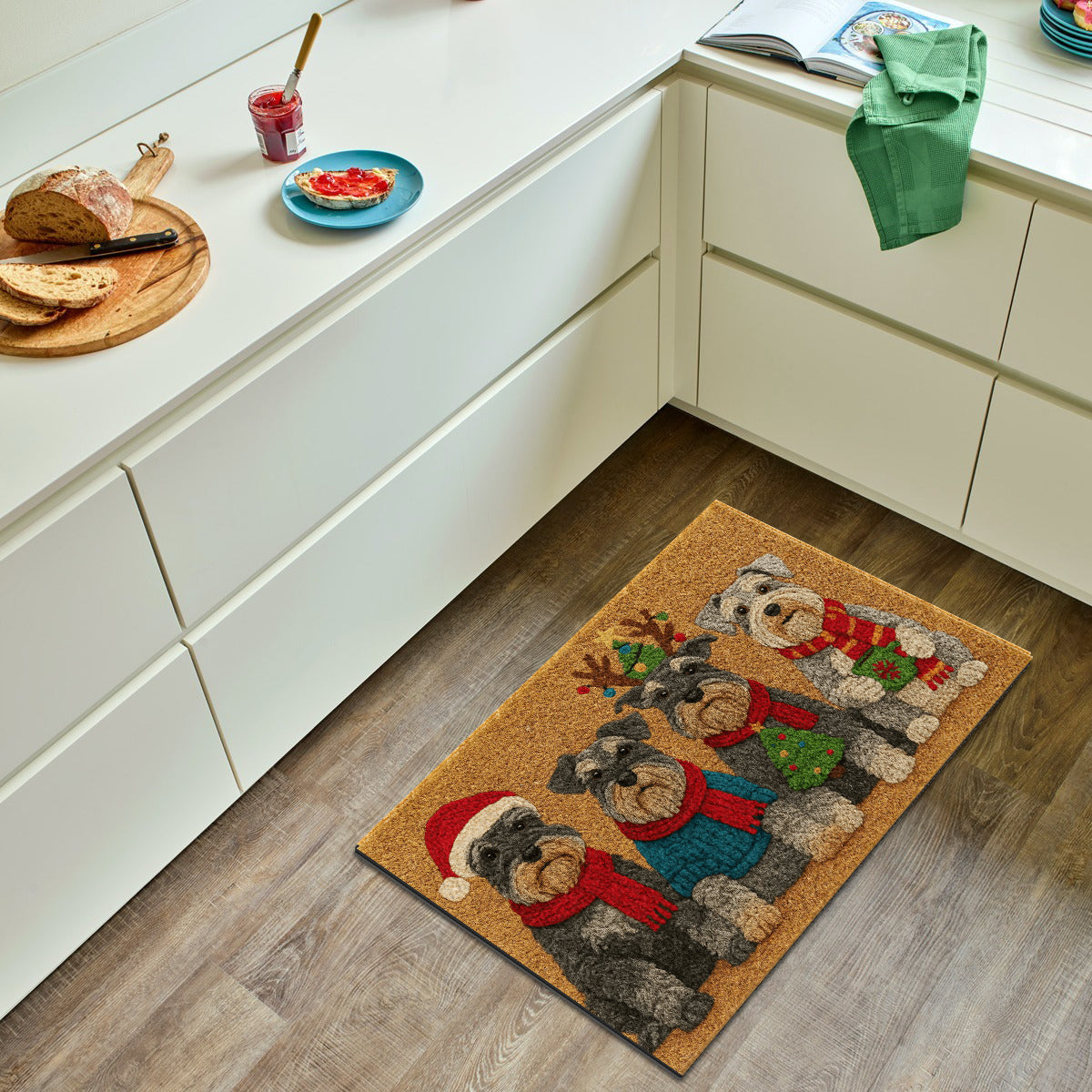 Christmas Dog - Personalized Dog Non-Slip Tufted Rug