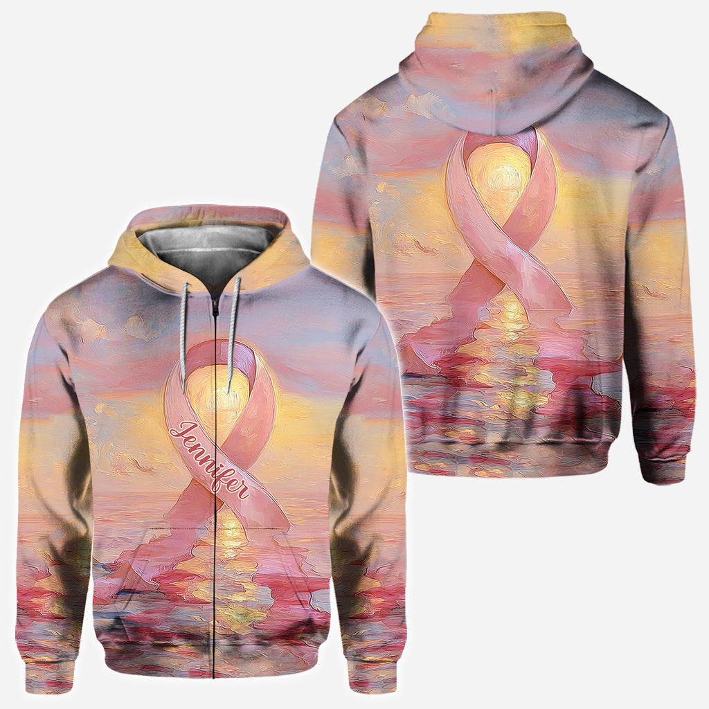 Strong Warriors - Personalized Breast Cancer Awareness All Over Shirt