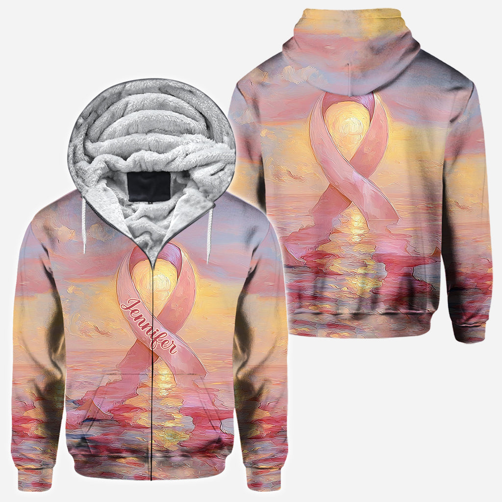 Strong Warriors - Personalized Breast Cancer Awareness All Over Shirt