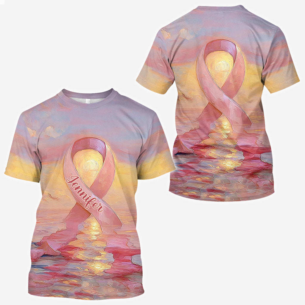 Strong Warriors - Personalized Breast Cancer Awareness All Over Shirt