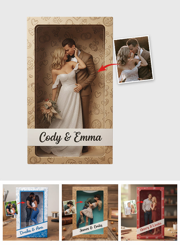 Custom Any Photo - Personalized Couple Custom Shaped Acrylic Plaque