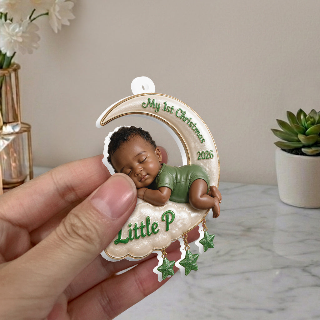 My 1st Christmas 2026 - Personalized Newborn Premium 3D Ornament