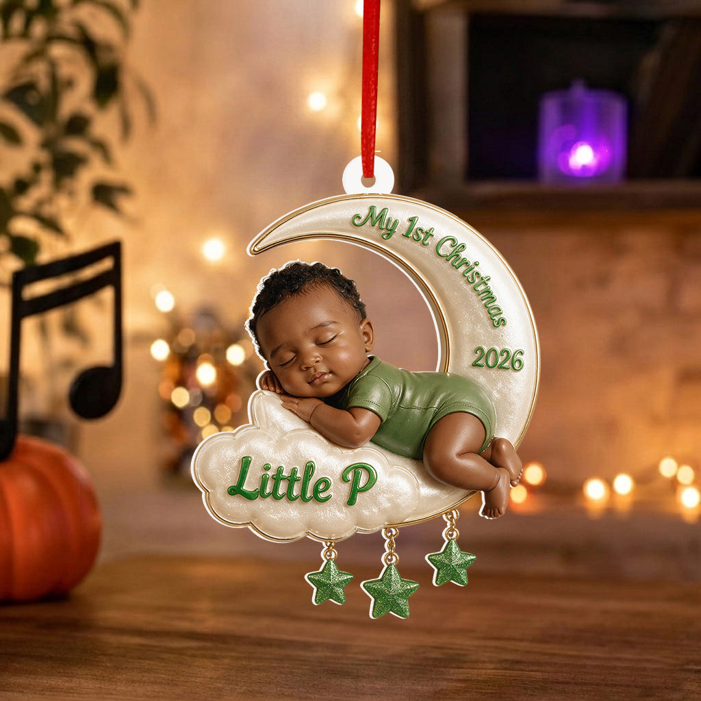 My 1st Christmas 2026 - Personalized Newborn Premium 3D Ornament