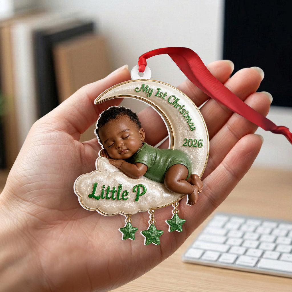 My 1st Christmas 2026 - Personalized Newborn Premium 3D Ornament