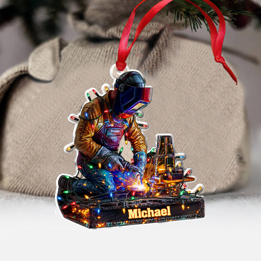 Proud Welder - Personalized Welder Ornament